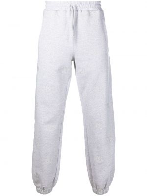 Pantalones de chándal de tela jersey Alexander Wang gris