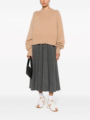Kašmírový svetr Extreme Cashmere hnědý