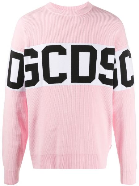 Jersey de tela jersey oversized Gcds rosa