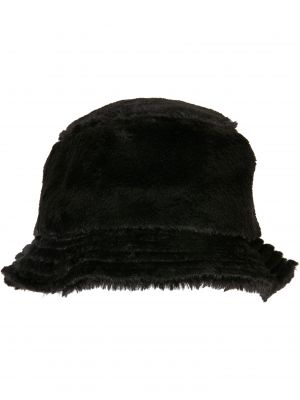 Kepurė su kailiu Flexfit juoda