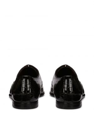 Derbija stila kurpes Dolce & Gabbana melns