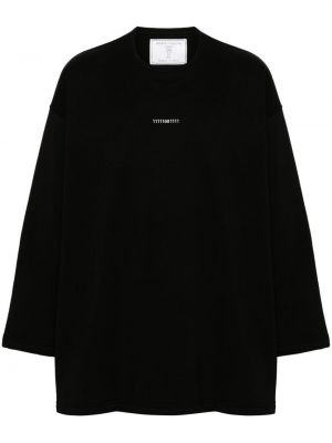 Sweatshirt aus baumwoll Société Anonyme schwarz