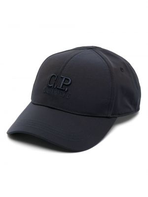 Cappello con visiera ricamato C.p. Company blu