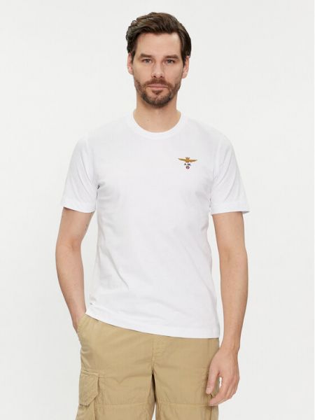 T-shirt Aeronautica Militare weiß
