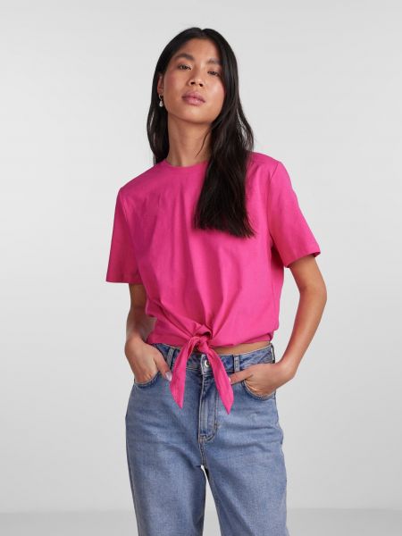 T-krekls Pieces rozā