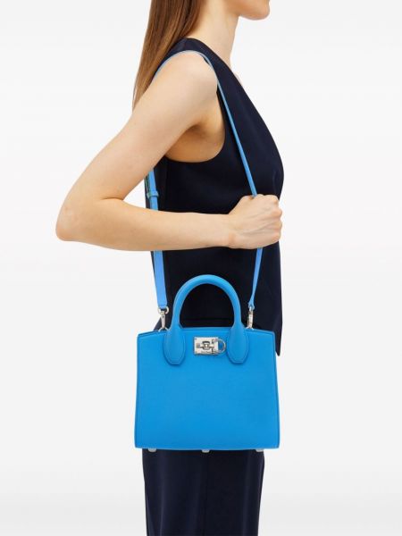 Shopper handtasche Ferragamo blau