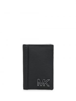 Kožená peňaženka Michael Kors čierna