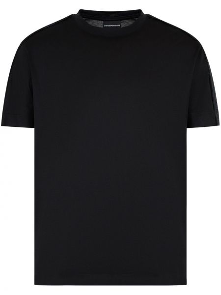 Bavlnené tričko Emporio Armani čierna