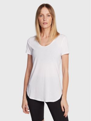 Βαμβακερή μπλούζα Cotton On λευκό