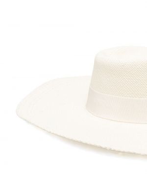 Haftowany kapelusz Ruslan Baginskiy biały