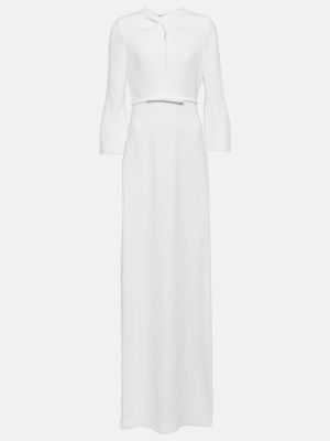 Dlouhé šaty s mašlí Giambattista Valli bílé