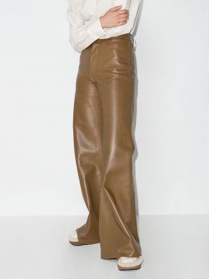 Pantalones bootcut Chloé marrón
