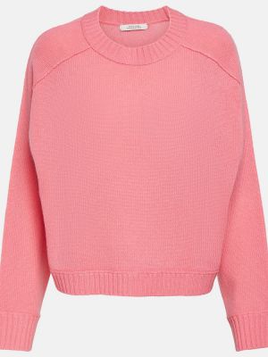 Sweter wełniany z kaszmiru Dorothee Schumacher różowy
