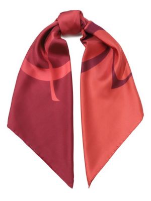 Шелковый платок Elie Saab красный
