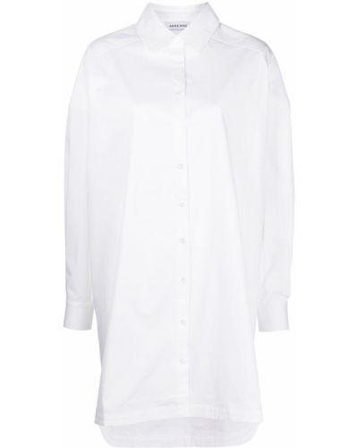 Camisa manga larga oversized Anine Bing blanco