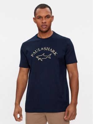 Marškinėliai Paul&shark mėlyna