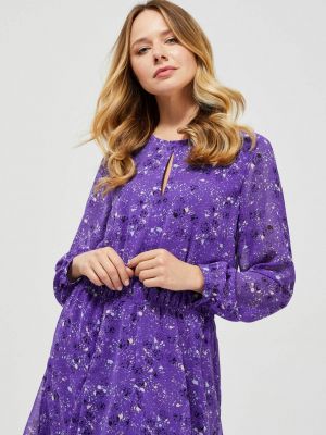 Šaty Moodo fialová