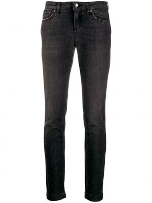 Vaqueros skinny de cintura baja Dolce & Gabbana negro