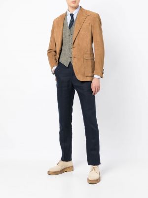 Siuvinėta lininė marškiniai Polo Ralph Lauren