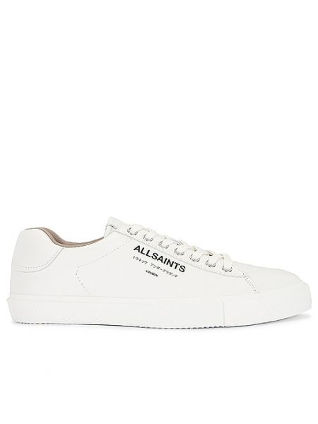 Sneakers di pelle Allsaints bianco