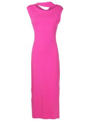 Αμάνικη μάξι φόρεμα Gloria Coelho ροζ