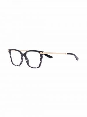 Puntíkaté brýle Prada Eyewear černé