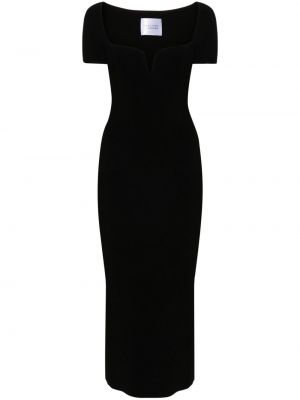 Midi šaty Galvan London černé