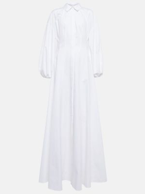 Dlouhé šaty Carolina Herrera bílé