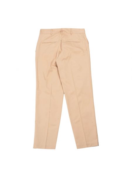 Pantalones chinos de algodón Maison Kitsuné beige