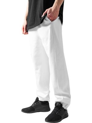 Teplákové nohavice Urban Classics biela