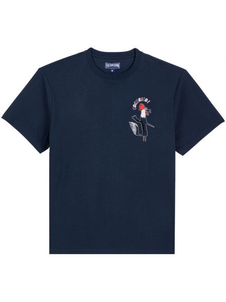 T-shirt en coton Vilebrequin bleu