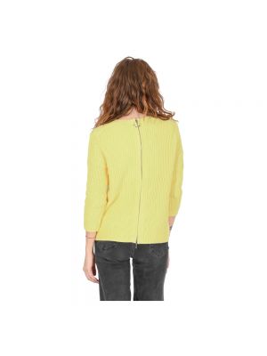 Jersey de algodón de tela jersey Hugo Boss amarillo