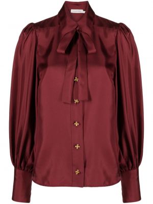 Копринена блуза с панделка Zimmermann