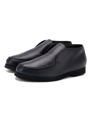 Кожаные ботинки Andrea Campagna синие