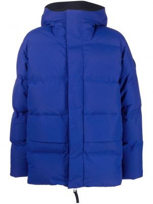Παλτό με κουκούλα με σχέδιο Norse Projects μπλε