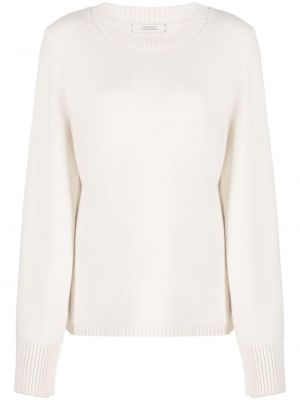 Džemper od kašmira s okruglim izrezom Dorothee Schumacher bijela