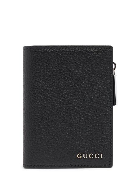 Deri bozuk para cüzdanı Gucci