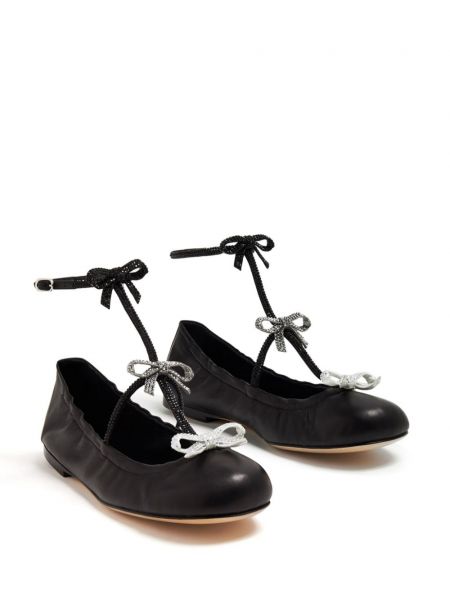 Chaussures de ville en cuir René Caovilla noir