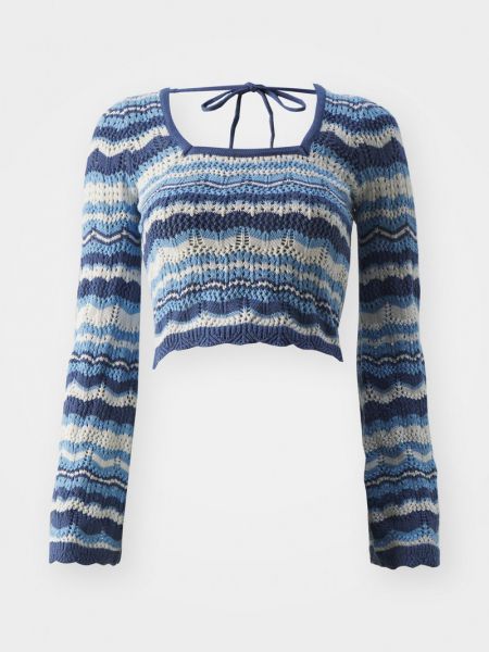 Sweter Hollister Co. niebieski