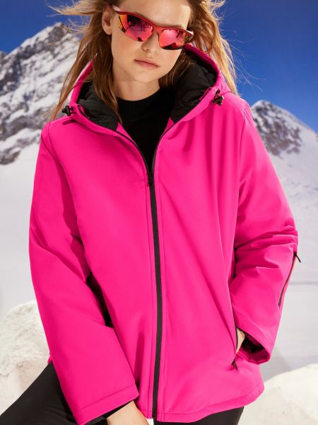 Pláštěnka bunda s kapucí Trendyol růžová