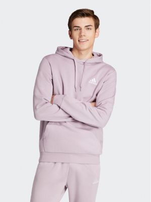 Толстовка на блискавці Adidas фіолетова