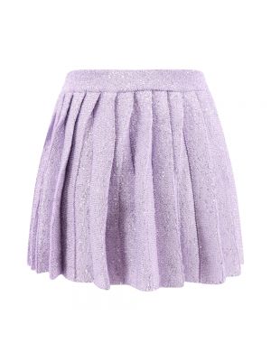 Mini falda Self-portrait violeta