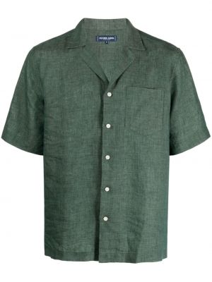 Ľanová košeľa Frescobol Carioca zelená