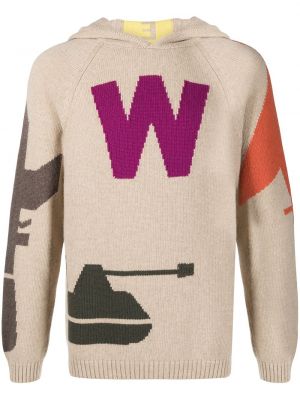 Hanorac cu glugă tricotate Walter Van Beirendonck Pre-owned