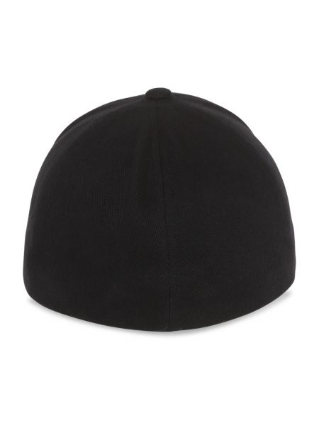 Gorra de algodón Balmain negro