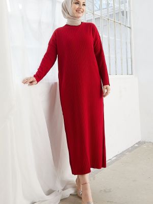 Sukienka długa Instyle czerwona