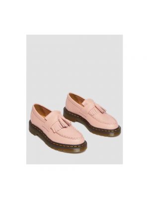 Loafers de cuero Dr. Martens rosa