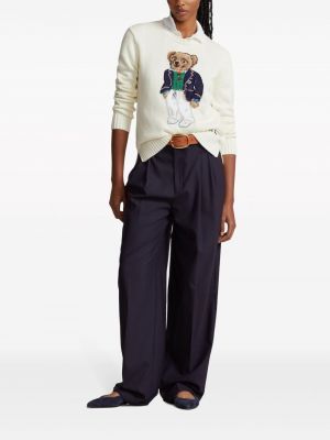 Pletené bavlněné polokošile s výšivkou Polo Ralph Lauren
