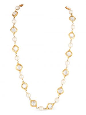 Prívesok s perlami Chanel Pre-owned zlatá
