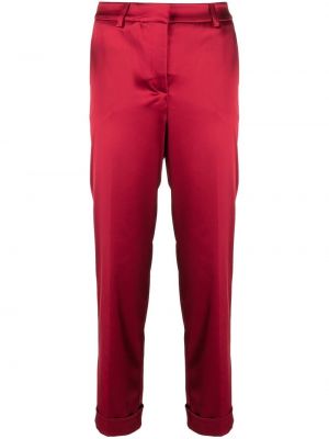 Saténové kalhoty P.a.r.o.s.h. červené